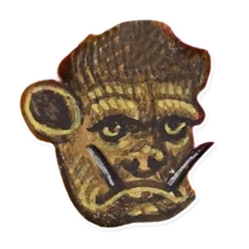 Sticker from the "suffering medieval faces" sticker pack