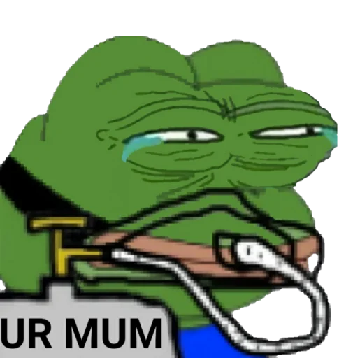 Sticker from the "Pepe memes" sticker pack