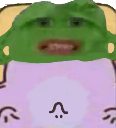 Sticker from the "Pepe memes" sticker pack