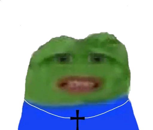 Sticker from the "Pepe memes" sticker pack