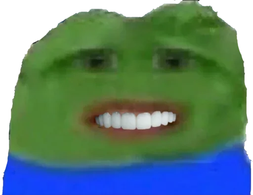 Sticker from the "Pepe memes" sticker pack