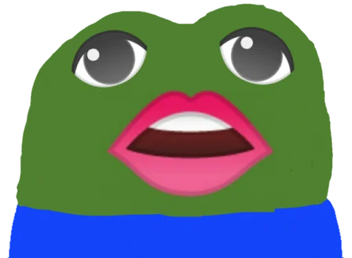 Sticker from the "Pepe memes" sticker pack