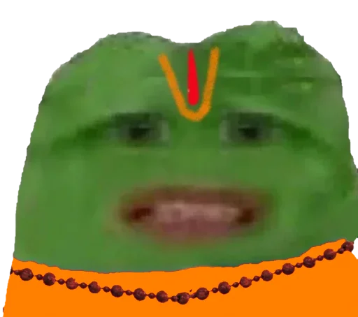 Sticker from the "Pepe memes" sticker pack