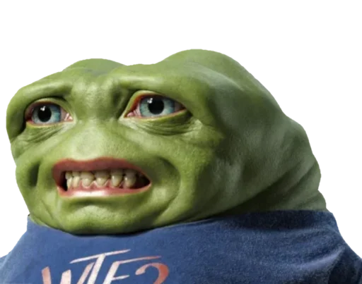 Sticker from the "Pepe memes" sticker pack