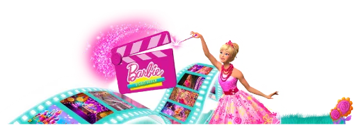 Sticker from the "?Barbie drawings?" sticker pack