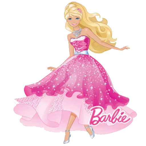 Sticker from the "?Barbie drawings?" sticker pack