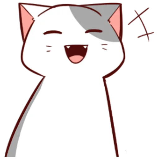 Sticker from the "Котик Нян ч.1" sticker pack