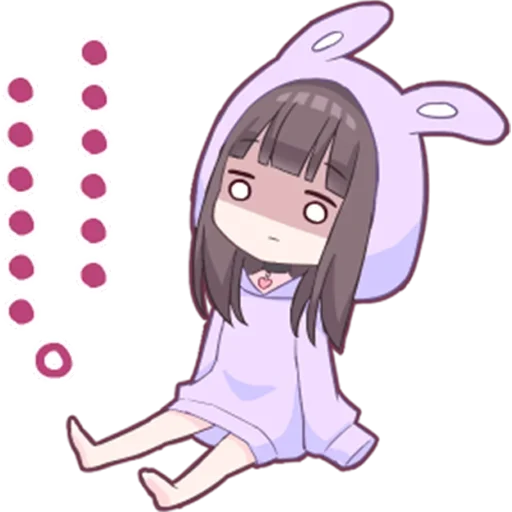 Sticker from the "Яндере-тян | Yandere-chan" sticker pack