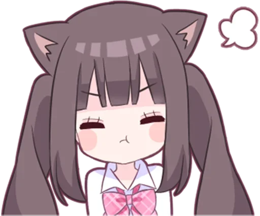 Sticker from the "Яндере-тян | Yandere-chan" sticker pack