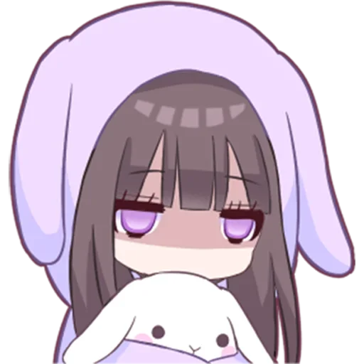 Sticker from the "Яндере-тян | Yandere-chan" sticker pack