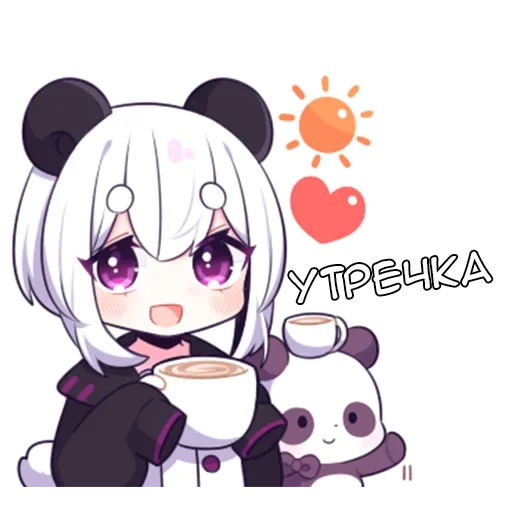 Sticker from the "Панди" sticker pack