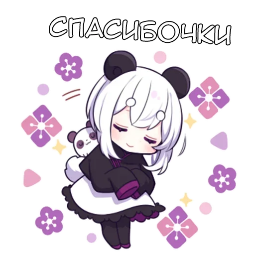 Sticker Панди