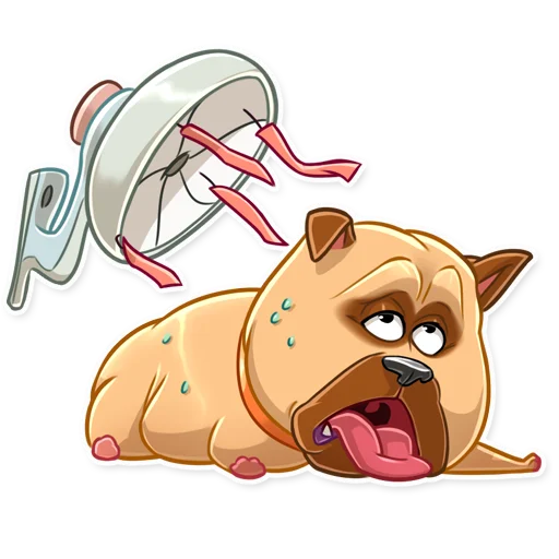 Sticker from the "The Secret Life of Pets" sticker pack