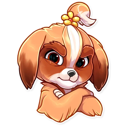 Sticker from the "The Secret Life of Pets" sticker pack