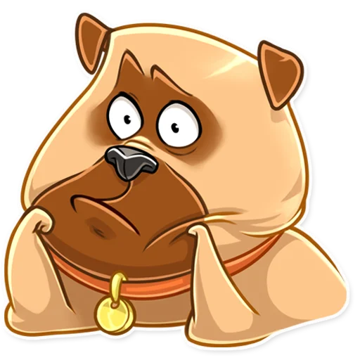 Sticker from the "The Secret Life of Pets" sticker pack