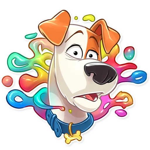 Sticker from the "The Secret Life of Pets" sticker pack