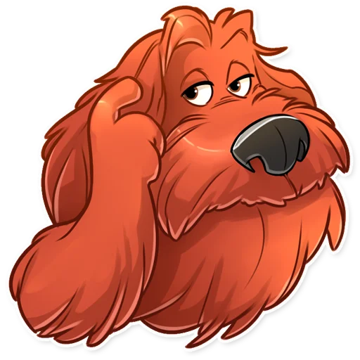 Sticker from the "The Secret Life of Pets" sticker pack