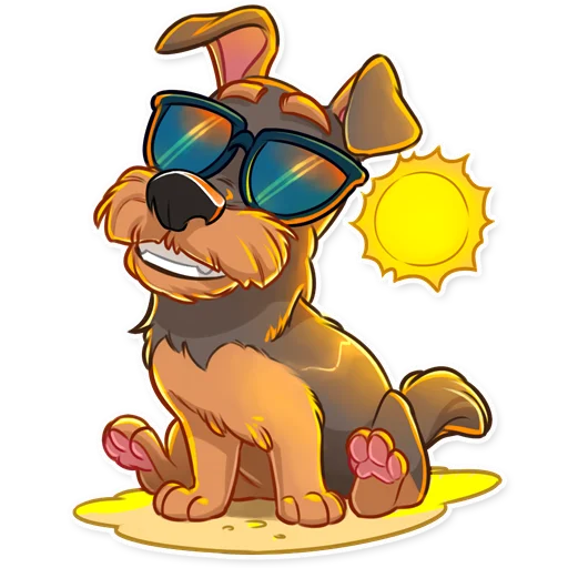 Sticker from the "The Secret Life of Pets" sticker pack