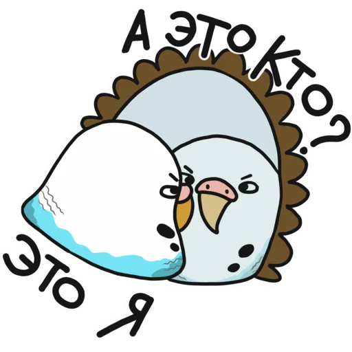 Sticker from the "Попуг" sticker pack