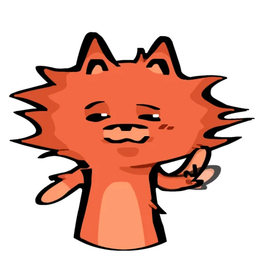 Sticker from the "Кот Фуня" sticker pack