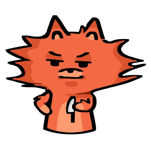 Sticker from the "Кот Фуня" sticker pack