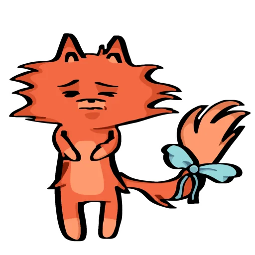 Sticker from the "Кот Фуня" sticker pack