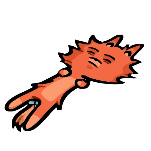 Sticker from the "Кот Фуня" sticker pack