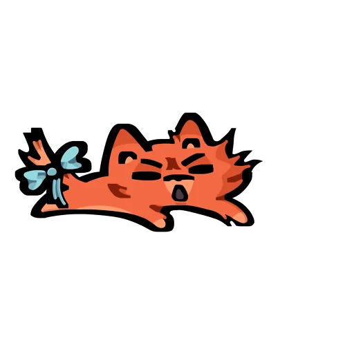 Sticker from the "Кот Фуня" sticker pack