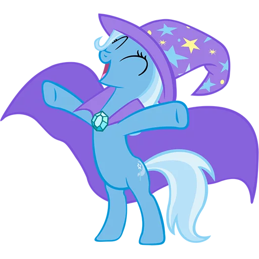 Стикер из набора "Great & Powerful Trixie!"