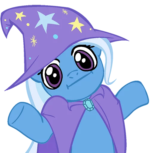 Стикер из набора "Great & Powerful Trixie!"