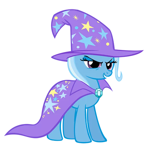 Стикер из набора "Great & Powerful Trixie!"