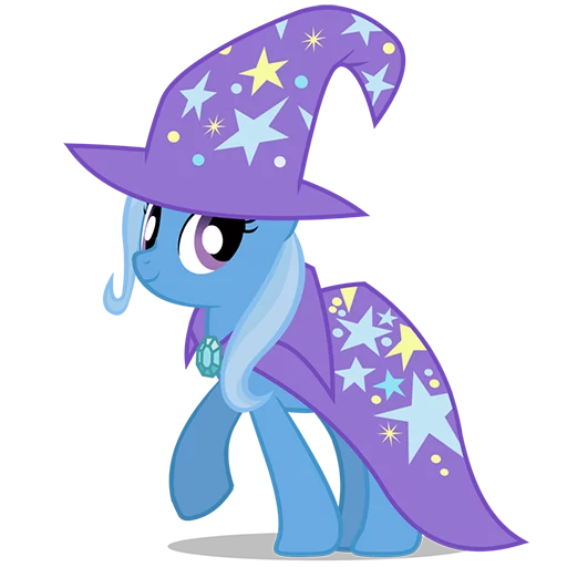 Стикер из набора "Great & Powerful Trixie!"