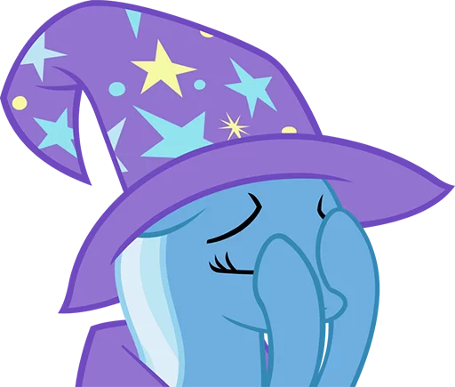 Sticker from the "Great & Powerful Trixie!" sticker pack