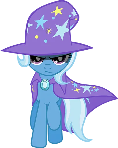 Стикер из набора "Great & Powerful Trixie!"