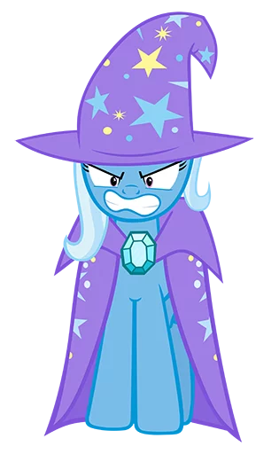 Стикер из набора "Great & Powerful Trixie!"