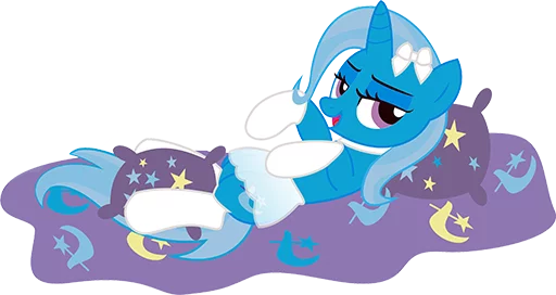 Стикер из набора "Great & Powerful Trixie!"