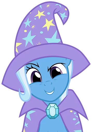 Стикер из набора "Great & Powerful Trixie!"