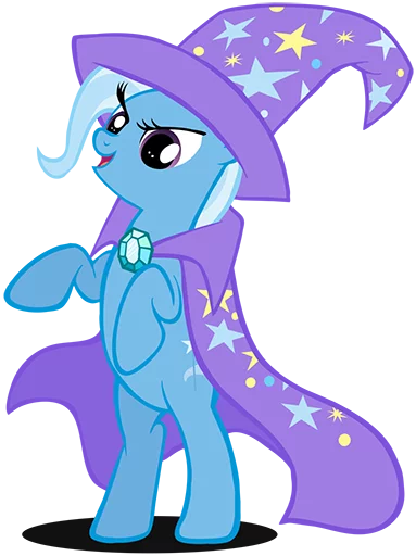 Стикер из набора "Great & Powerful Trixie!"