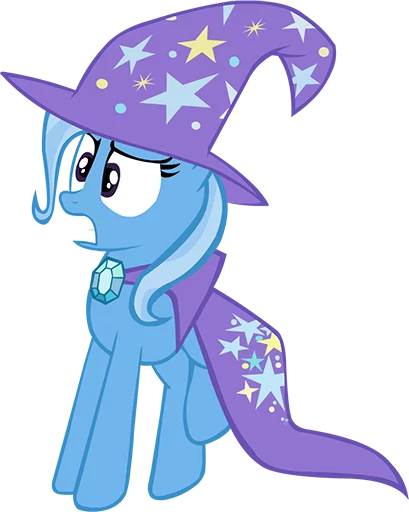 Стикер из набора "Great & Powerful Trixie!"