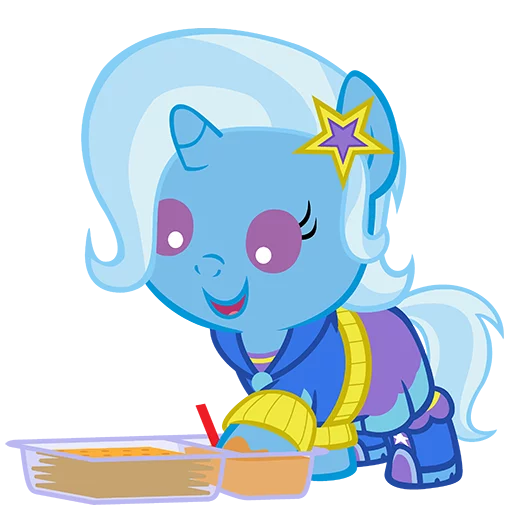 Стикер из набора "Great & Powerful Trixie!"