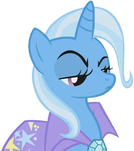 Стикер из набора "Great & Powerful Trixie!"