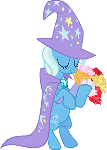 Стикер из набора "Great & Powerful Trixie!"