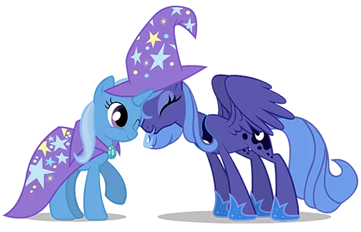 Стикер из набора "Great & Powerful Trixie!"