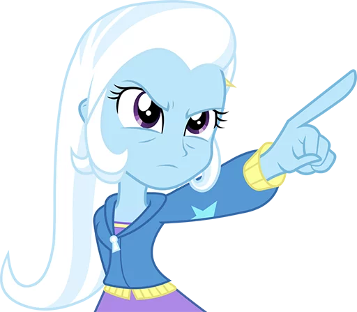 Стикер из набора "Great & Powerful Trixie!"