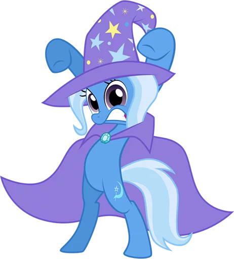 Стикер из набора "Great & Powerful Trixie!"