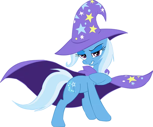 Стикер из набора "Great & Powerful Trixie!"