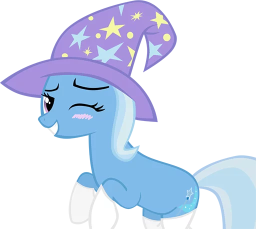 Стикер из набора "Great & Powerful Trixie!"