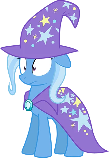 Стикер из набора "Great & Powerful Trixie!"