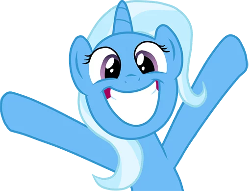 Sticker from the "Great & Powerful Trixie!" sticker pack