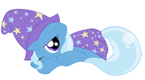 Стикер из набора "Great & Powerful Trixie!"